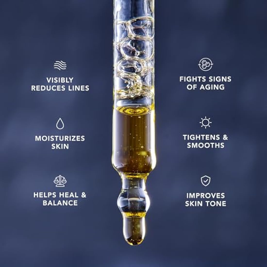 Caldera + Lab The Good | Men's Organic Moisturizing Face Serum for Dry, Sensitive, & Normal Skin – Vegan, Natural & Antioxidant Packed Skincare Facial Oil