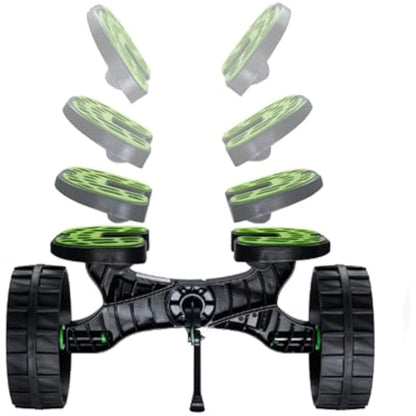 C-Tug Kayak and Canoe Trolley with Sandhopper Wheels, Green