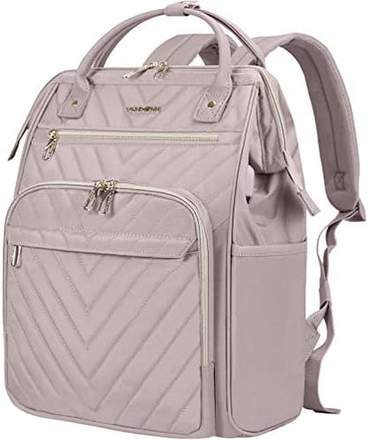 VANKEAN Laptop Backpack for Women Men 17.3 Inch Stylish Computer Work Backpack, Waterproof College Daypack Backpacks with USB Port & RFID Blocking, Business Travel Backpack