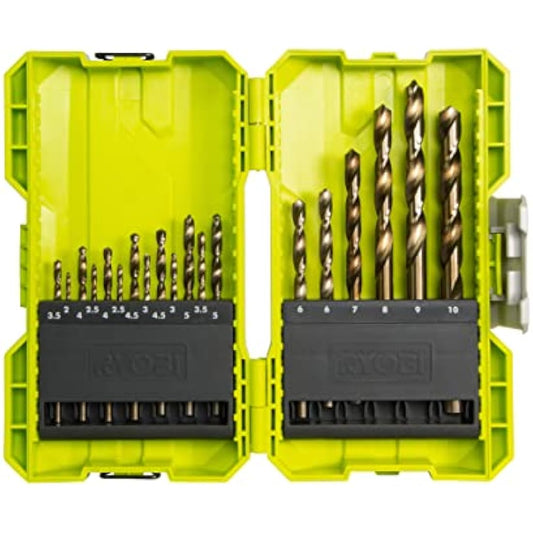 Ryobi 5132004390 RAK19HSS2 19pcs HSS Drill Bit Set