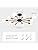 JIINOO Semi Flush Mount Ceiling Light,10-Light E27 Base Modern Black Chandelier,Industrial Vintage Pendant Ceiling Lamp Fixture for Kitchen Farmhouse Living Room Dining Room Bedroom