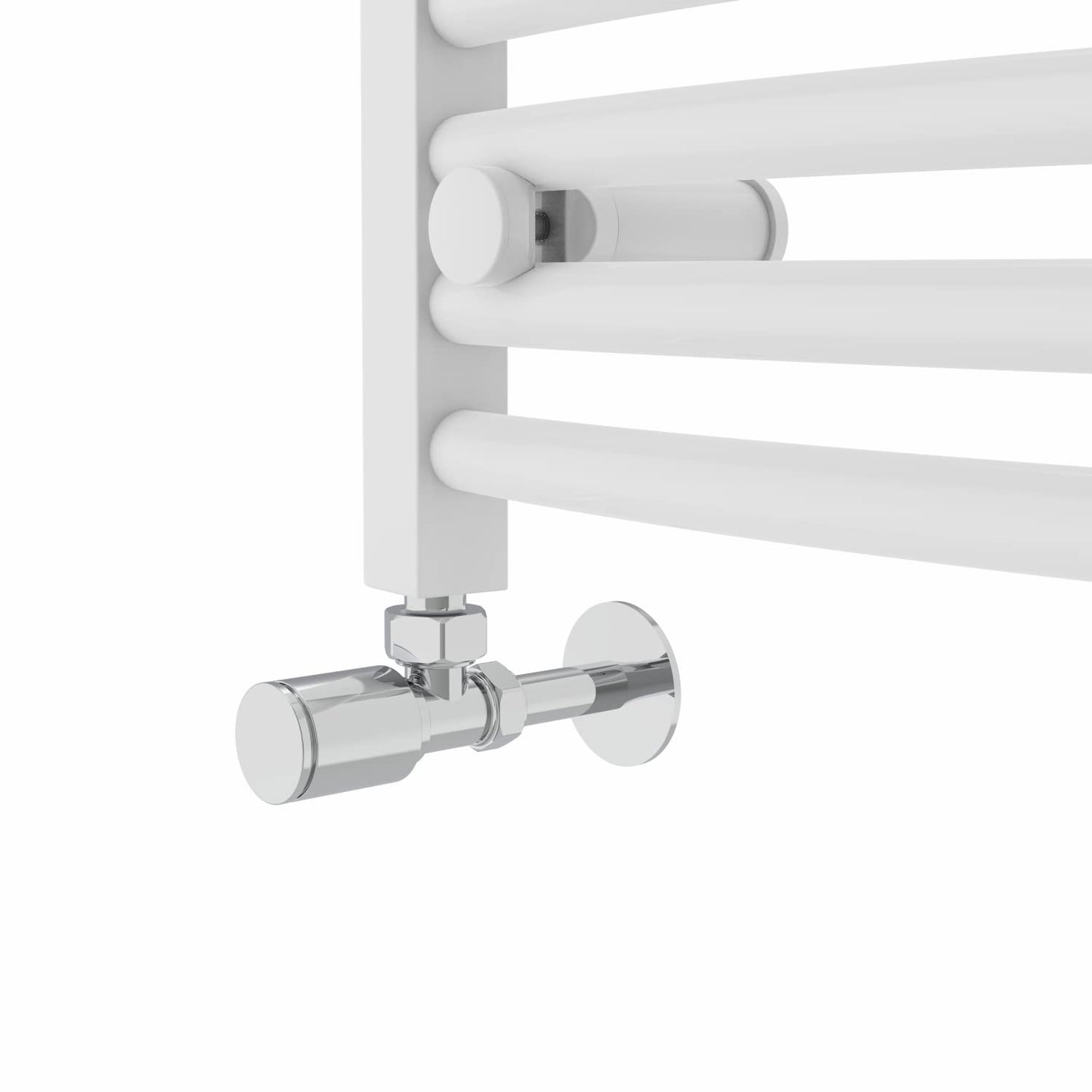 NRG Gloss White Curved Central Heating Towel Rail Radiator 1800×600mm