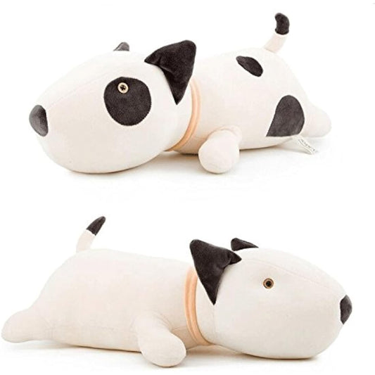 Vintoys Bull Terrier Dog big hugging pillow soft plush toy stuffed animals White 21"