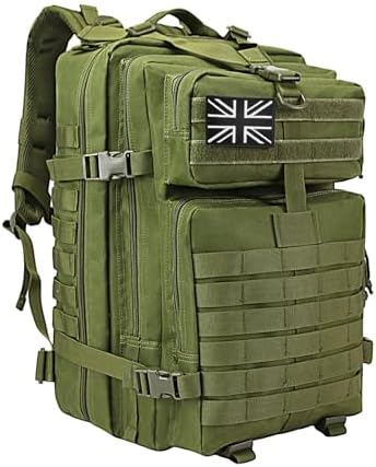 WOLT | Tactical Backpack for Men 45L Military Backpack Large 3 Day Assault Pack Rucking Backpack for Survival Hiking