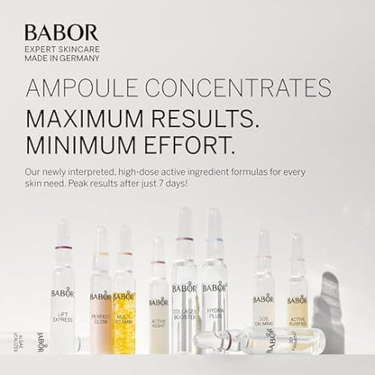 BABOR Algae Vitalizer Serum Ampoules for the Face, with Green Algae Extract for a Revitalised Complexion, Vegan Formula, 7 x 2 ml Concentrated Ampoules