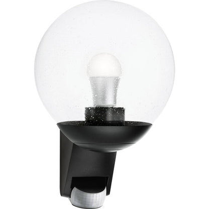 Steinel L 585 S Outdoor Wall Light Black, 180 Motion Sensor, 10 m Reach, Maximum 60 W Light Bulb (Not Included), E27 Fitting