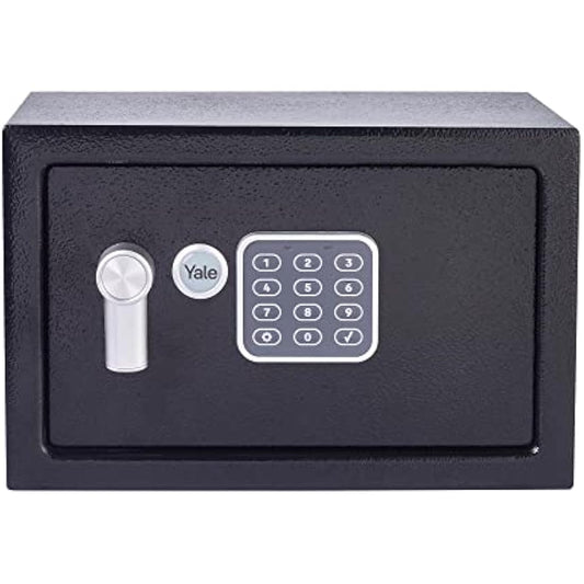 Yale Small Value Safe, Digital Keypad, LED Light Indicators, Steel Locking Bolts, Emergency Override Key, YSV/200/DB2