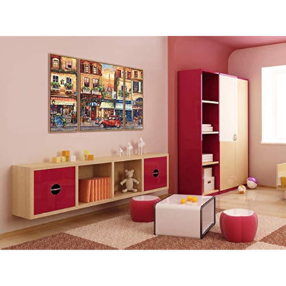Schipper 609260626 "Paris Nostalgiey Triptychon Paint By Numbers Board