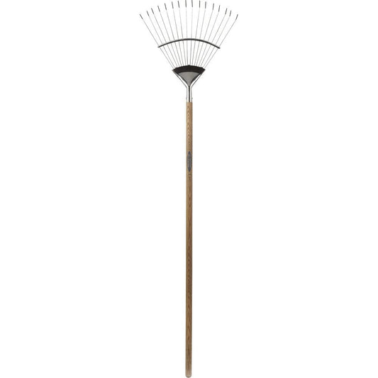 Spear & Jackson 4812FR Traditional Stainless Flexo Lawn Rake, silver