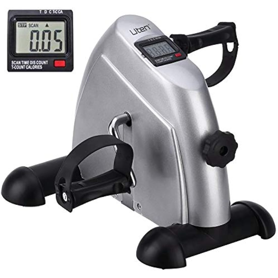 Mini Exercise Bike Pedal Exerciser Resistance Cycle Indoor Gym Office Fit