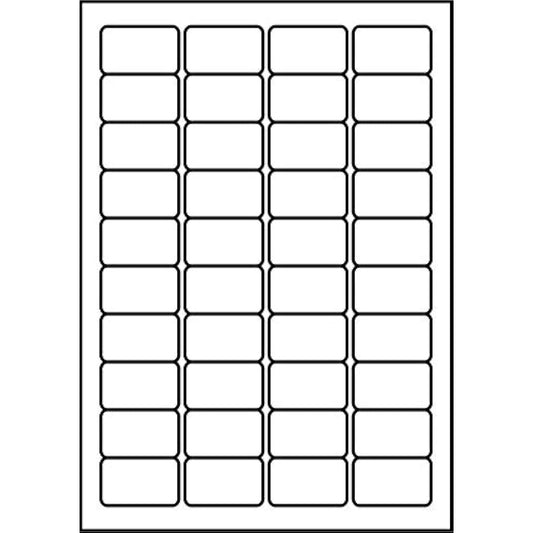 SmithPackaging A4 Self Adhesive Address Labels, 40 Labels Per Sheet, 100 Sheets, 45.7 x 25.4mm 4000 Labels