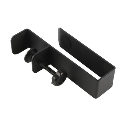 VOANZO Adjustable Desk Laptop Stand Clip-On Side Table Storage Rack Metal Hanging Vertical Laptop Desktop Stand Punch-Free Clip With Anti-Scratch