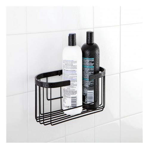 TATAY - Oval wall mounted shower basket. Rust proof aluminium.