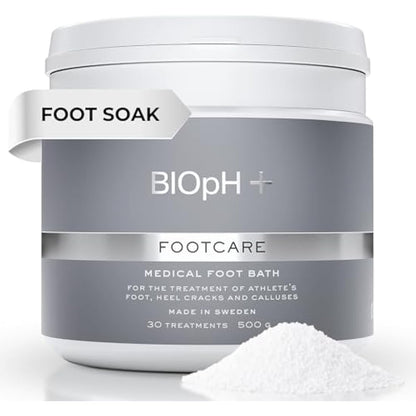 BIOpH+ Footcare 500 g - Antifungal Foot Soak for Spa & Bath - Athlete's Foot Treatment, Cracked Heels and Callus Treatment