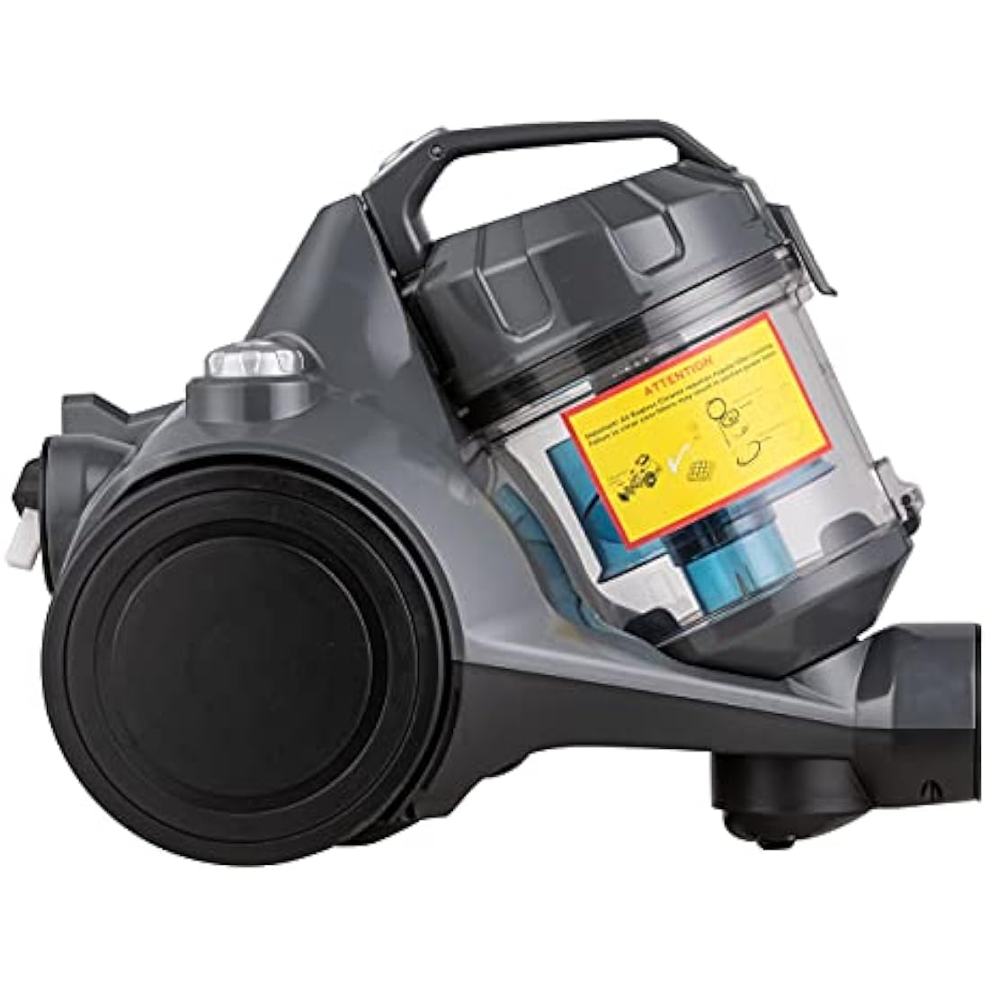 Amazon Basics Cylinder Bagless Vacuum Cleaner with HEPA filter for Hardfloor, Carpet & Car, Compact & Lightweight, 700W, 1.5L, Black