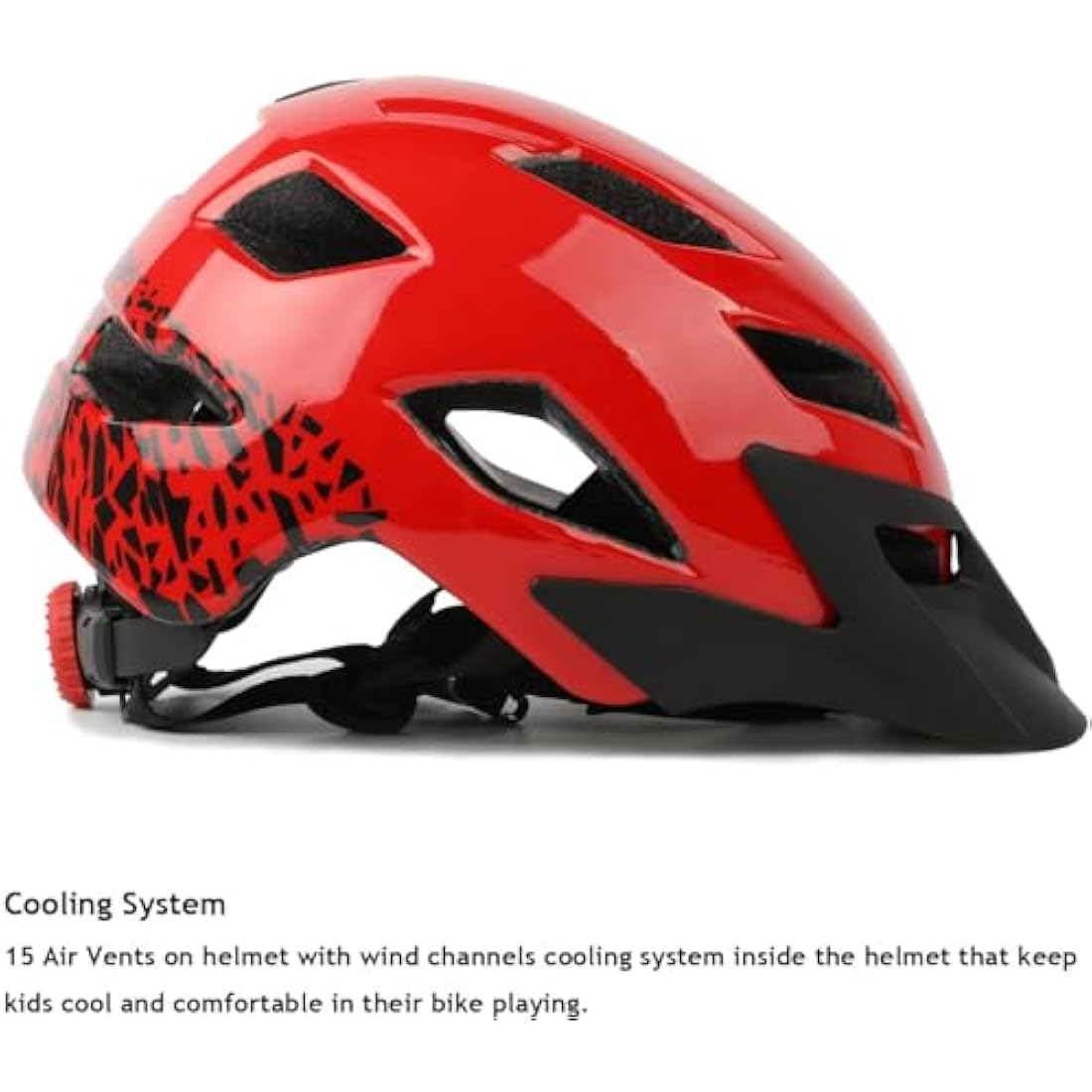 Kids Helmet, Exclusky Kids Bike Helmet Child Boys Girls Bike Helmet Age 5-13 Adjustable Bicycle Scooter Skating Cycle Helmet 50-57cm