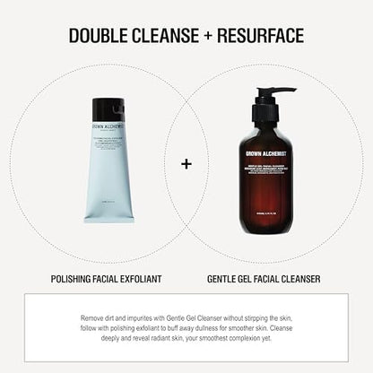 Grown Alchemist Gentle Exfoliator - Exfoliating Face Wash, Pink Grapefruit, Glucomannan Extract