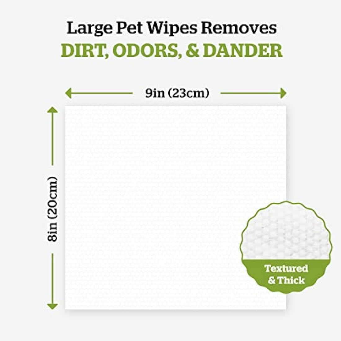 Pogi’s Dog Wipes – Plant-Based, Hypoallergenic Wipes for Dogs and Puppies – Green Tea Scented, 400-Count