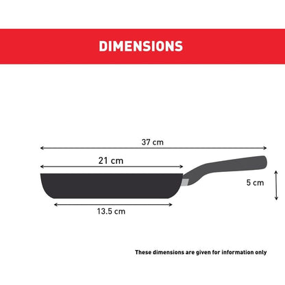 Tefal Comfort Max 20cm Stainless Steel Frying Pan – Durable Non-Stick Pan with Thermo-Spot Heat Indicator, Induction Compatible Base, Comfortable Grip Handle, Dishwasher, G7260244