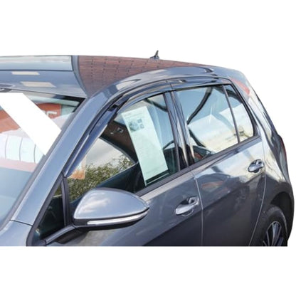 AUTO CLOVER Wind Deflectors Set for Volkswagen Golf MK7 / MK8 Hatchback 5 Door (4 pieces)