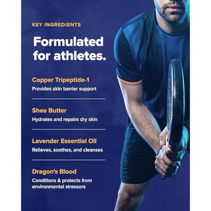 Friction Labs Athletic Hands - Daily Restorative Hand Cream for Active & Dry Skin - Derm Tested Non-Greasy Shea Butter Improves Elasticity & Resilience - Hand Salve for Athletes - Eucalyptus Scent