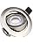 2X Sanlumia LED Tilt Ultra Slim Spotlight, Round Recessed Ceiling Downlight, 5W 450lm, 3000K Warm White, Satin Nickel Finish