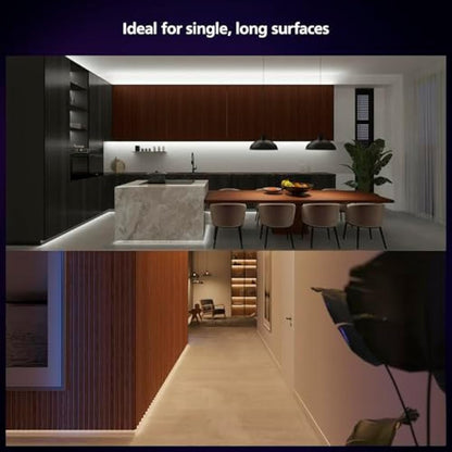 Philips Hue Indoor 10-Meter Smart LED Solo lightstrip (Non Extendable) - 1 Pack - Control with Hue App - Works with Alexa, Google Assistant and Apple HomeKit, Plug Type G [Energy Class G]