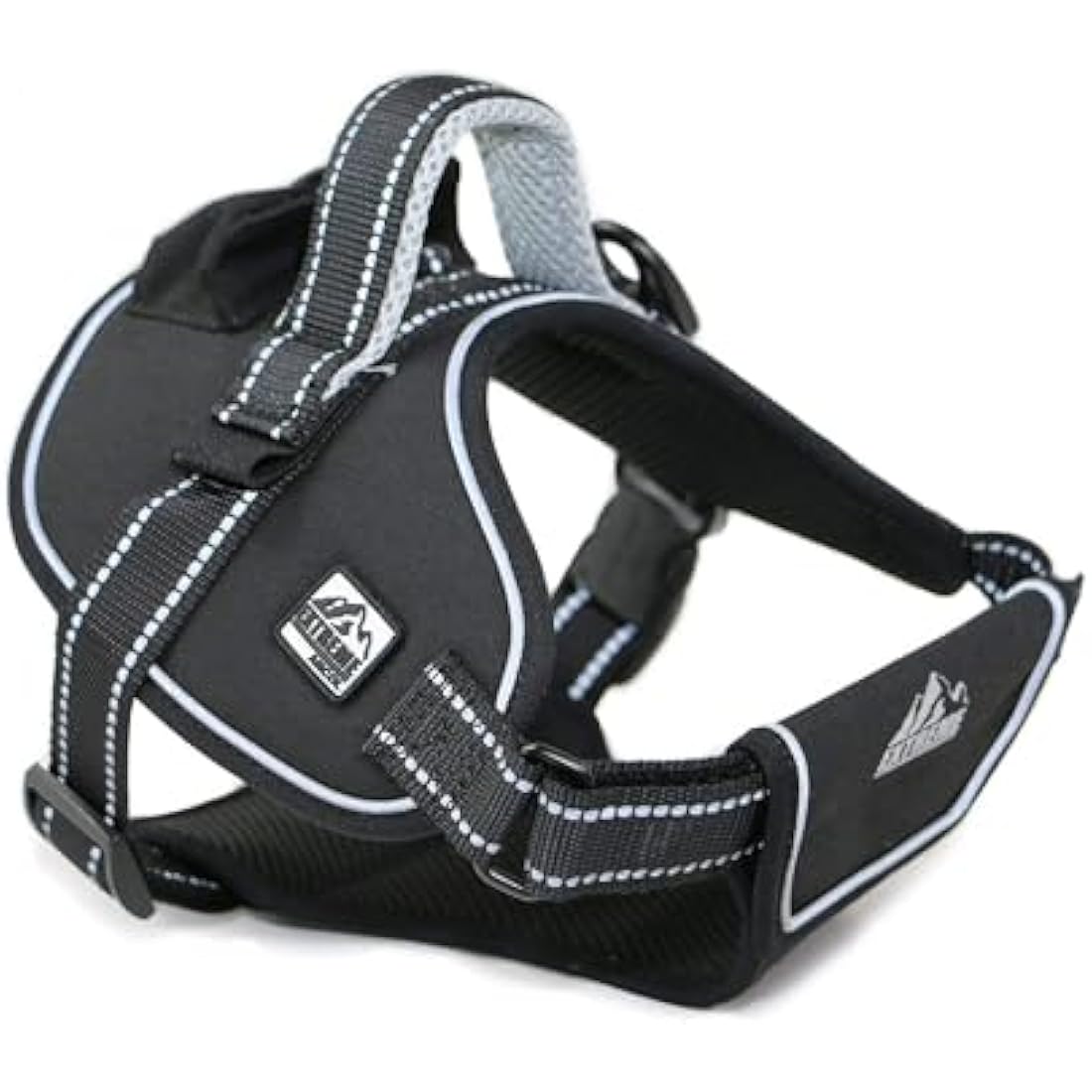 Ancol Extreme Harness - Red Heavy Duty Pet Harness for Dogs and Puppies - Padded Breathable Mesh Lining with Sports Buckle and Grab Handle - Large Size Girth 71-96cm