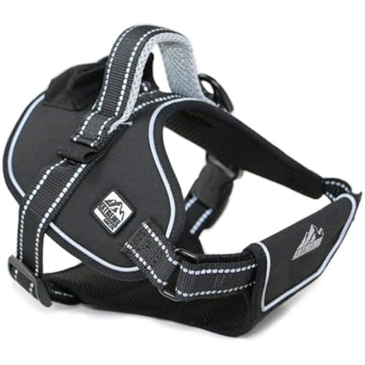 Ancol Extreme Harness - Red Heavy Duty Pet Harness for Dogs and Puppies - Padded Breathable Mesh Lining with Sports Buckle and Grab Handle - Large Size Girth 71-96cm