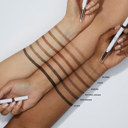 e.l.f. Instant Lift Brow Pencil, Dual-Sided, Precise, Fine Tip, Shapes, Defines, Fills Brows, Contours, Combs, Tames, Auburn 0.18g