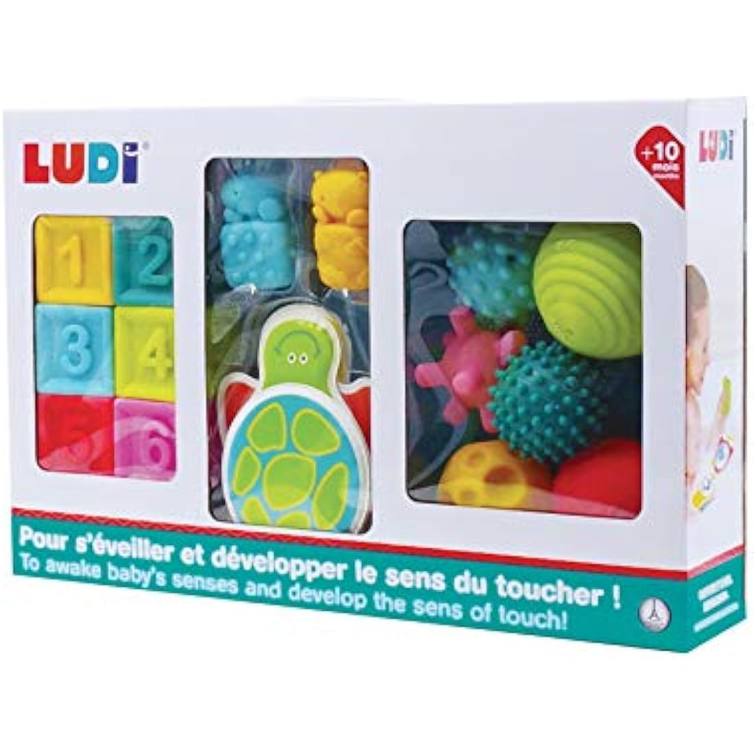 LUDI 30054 Spring Learning Box, Black, S