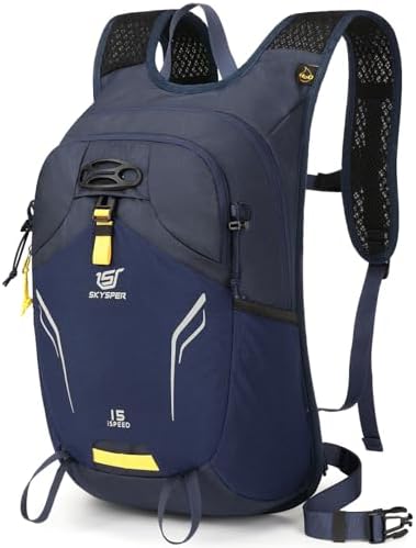 SKYSPER Small Hiking Backpack 15L Lightweight Day Pack Travel Hiking Daypack for Women Men