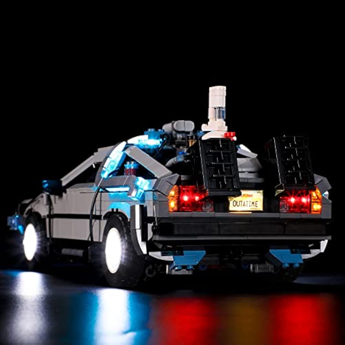 BRIKSMAX Light For Lego Back-to-the-Future-Time-Machine 10300 - Led Lighting Kit Compatible with Lego Creator Expert 10300 - Not Include the Lego Set