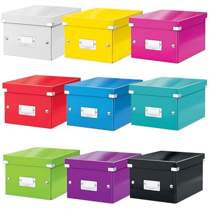 Leitz A5 Storage Box, Click and Store Range 60430095 - Small, Black