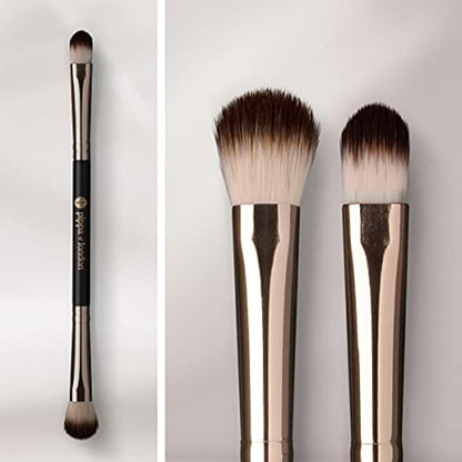 Pippa of London Studio FX Duet Blending & Concealer Brush 787 - Cruelty Free Make Up Brush