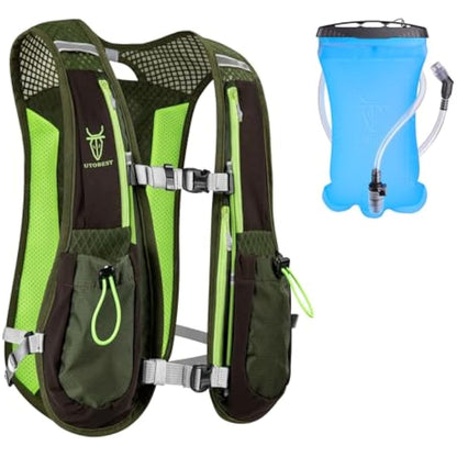 UTOBEST Running Vest Running Backpacks Lightweight Functional Hydration Pack 5L, with 1.5L Hydration Bladder