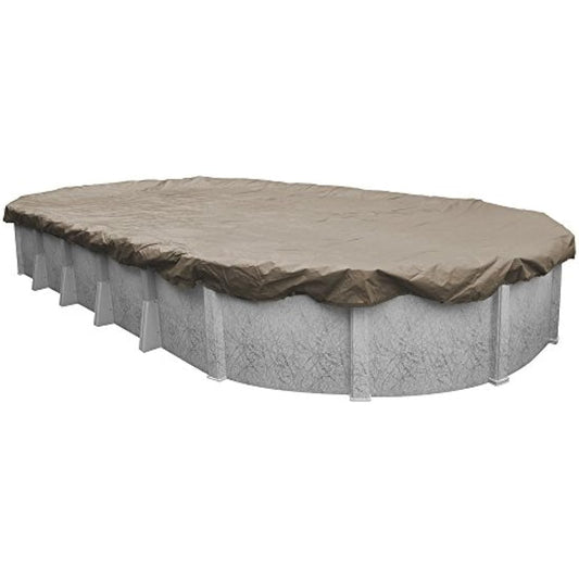 Pool Mate 571527-4 Sandstone Winter Cover for 15 by 27 Foot Oval Above-Ground Swimming Pools
