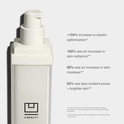 U Beauty Resurfacing Compound Serum - Renew & Illuminate Face Serum - Advanced 8-in-1 Formula with Vitamin C, Retinol, Hyaluronic Acid, & Peptides - Targets Fine Lines