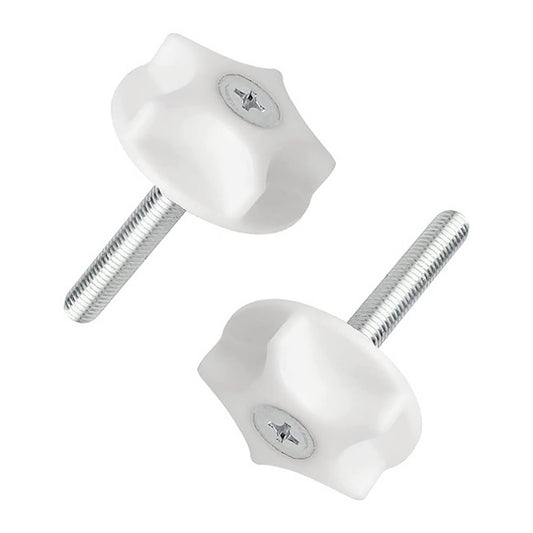 Alnicov 6PCS Headboard Fixings Bolts M8 Heavy Duty Headboard Screws and Washers for Divan Beds Fittings