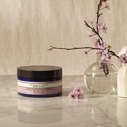 Neal's Yard Remedies Geranium and Orange Body Balm | Uplifting Moisture Boost | 200g