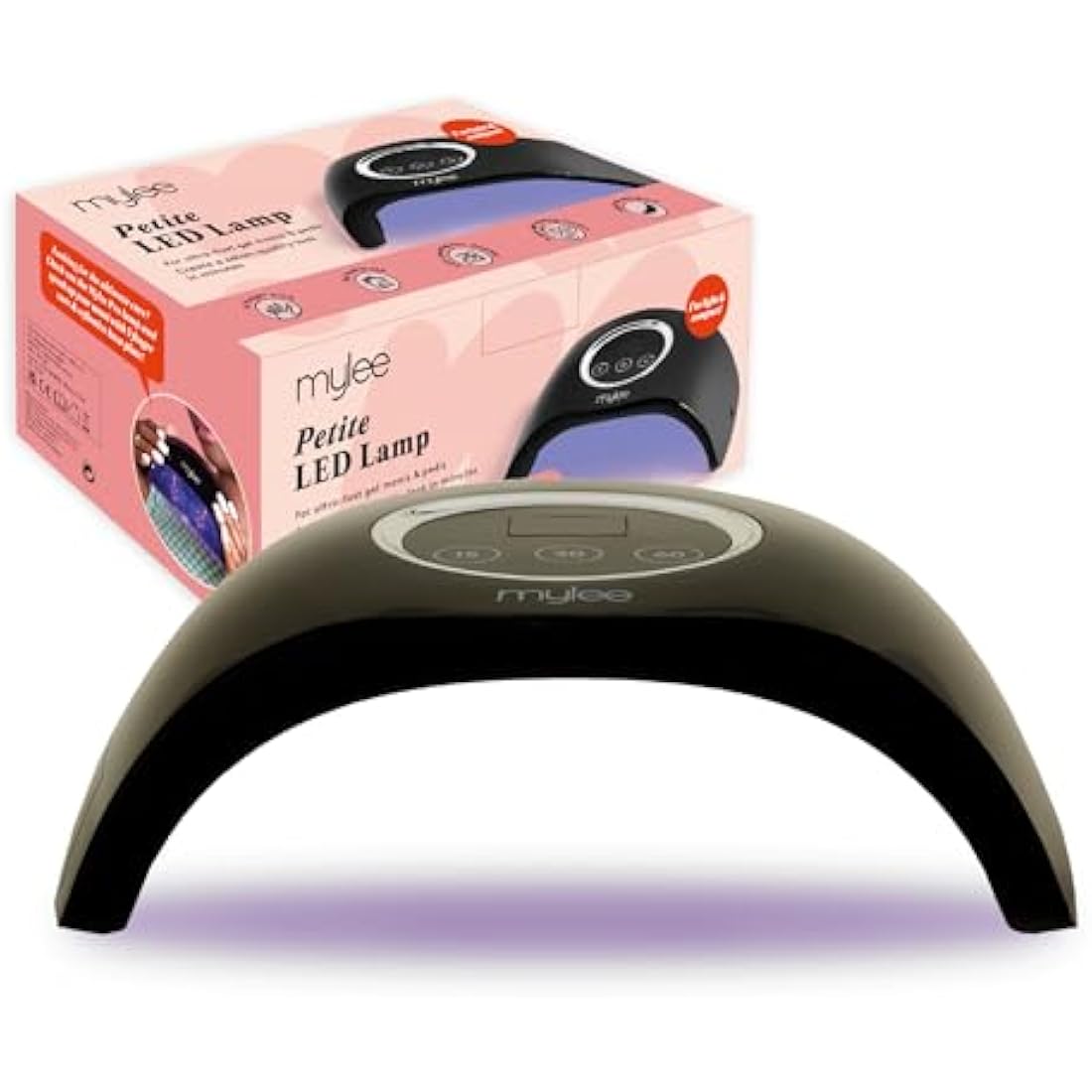 The Mylee Petite LED Nail Lamp - Quick Gel Polish Curing for Salon-Quality Nails - Your Perfect Travel Companion