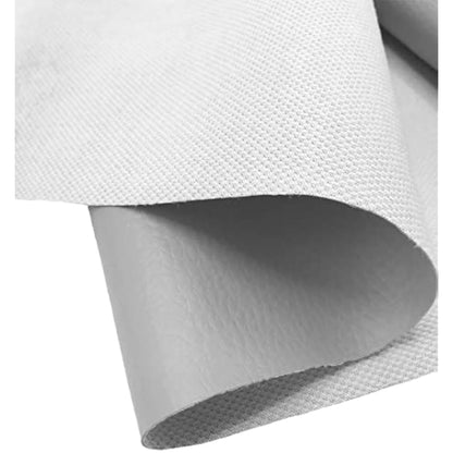 A-Express Grained Faux Leather Fabric Waterproof Heavy Duty Leatherette Vinyl Leathercloth Upholstery Textured Material - Light Slate Half Metre 50cm x 140cm