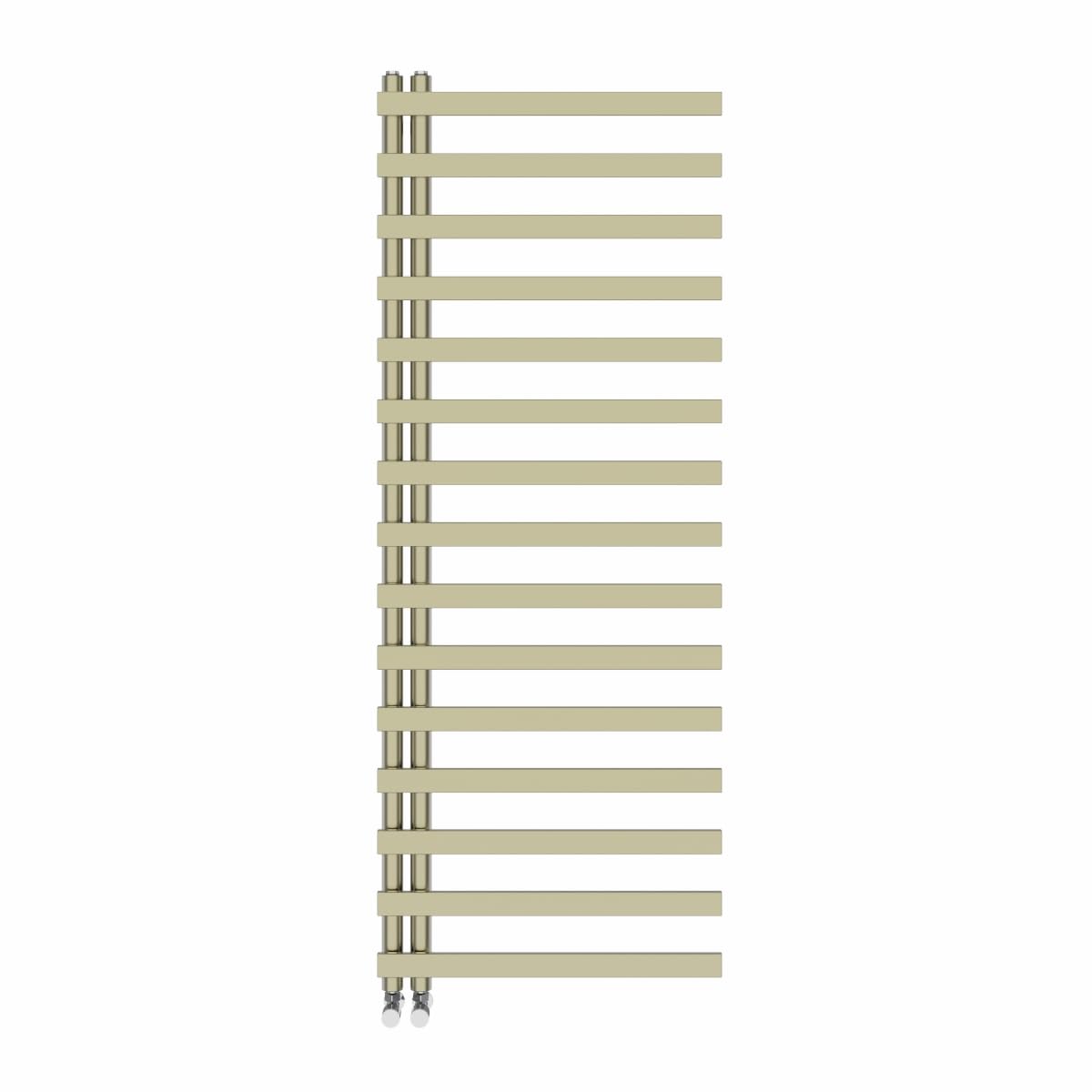 Warmehaus Bathroom Heated Warming Towel Rail 1600x600mm Brushed Brass