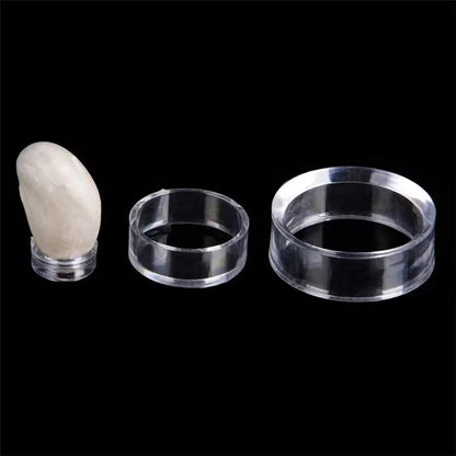 48 PCS3 size 1.77in & 1.26in & 0.67inSphere stand,Acrylic Display Stand Clear Ring Baseball Stands Plastic Round Display Stand for Golf