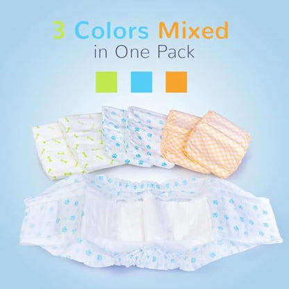 Pet Soft Disposable Dog Puppy Nappies Male - Super Absorbent Male Dog Incontinence Wraps