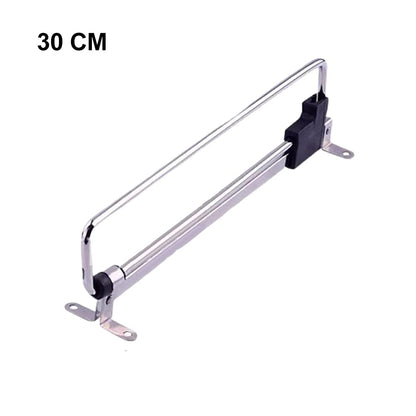 Telescopic Closet Hanger Rail, Retractable Wardrobe Closet Pull Out Rod Clothes Hanger Towel Rail/Extending Rail/Storage Organiser Sliding Rail