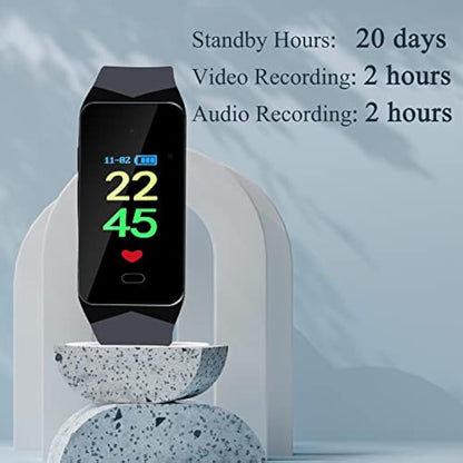 OTADUG Spy Camera, 1080P Hidden Camera Capable of Recording Video and Audio, Mini Hidden Spy Camera with 32GB SD Card, Mini Spy Watch with Time Display
