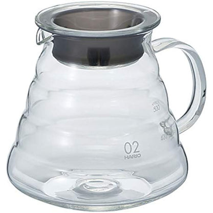Hario XGS-60TB-EX 600 ml Glass V60 Range Server, White