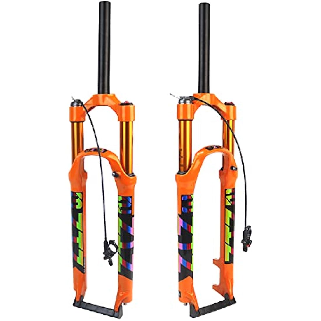 splumzer Mountain Front Fork Air Pressure Shock Absorber Fork Fork Bicycle Accessories Magnesium Alloy 26/27.5/29 Shoulder Control