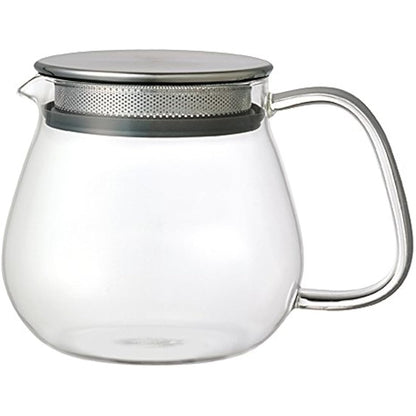 Kinto Unitea - 460 ml One Touch Teapot - Heat resistant - Glass teapot with stainless steel filter and lid